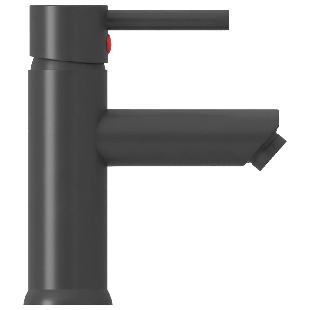 Rubinetto per lavabo da bagno Rubinetto per lavabo Rubinetto per bagno Rubinetto per acqua Miscelatore per stanza Casa per interni 7 pollici Grigio 02_0003520
