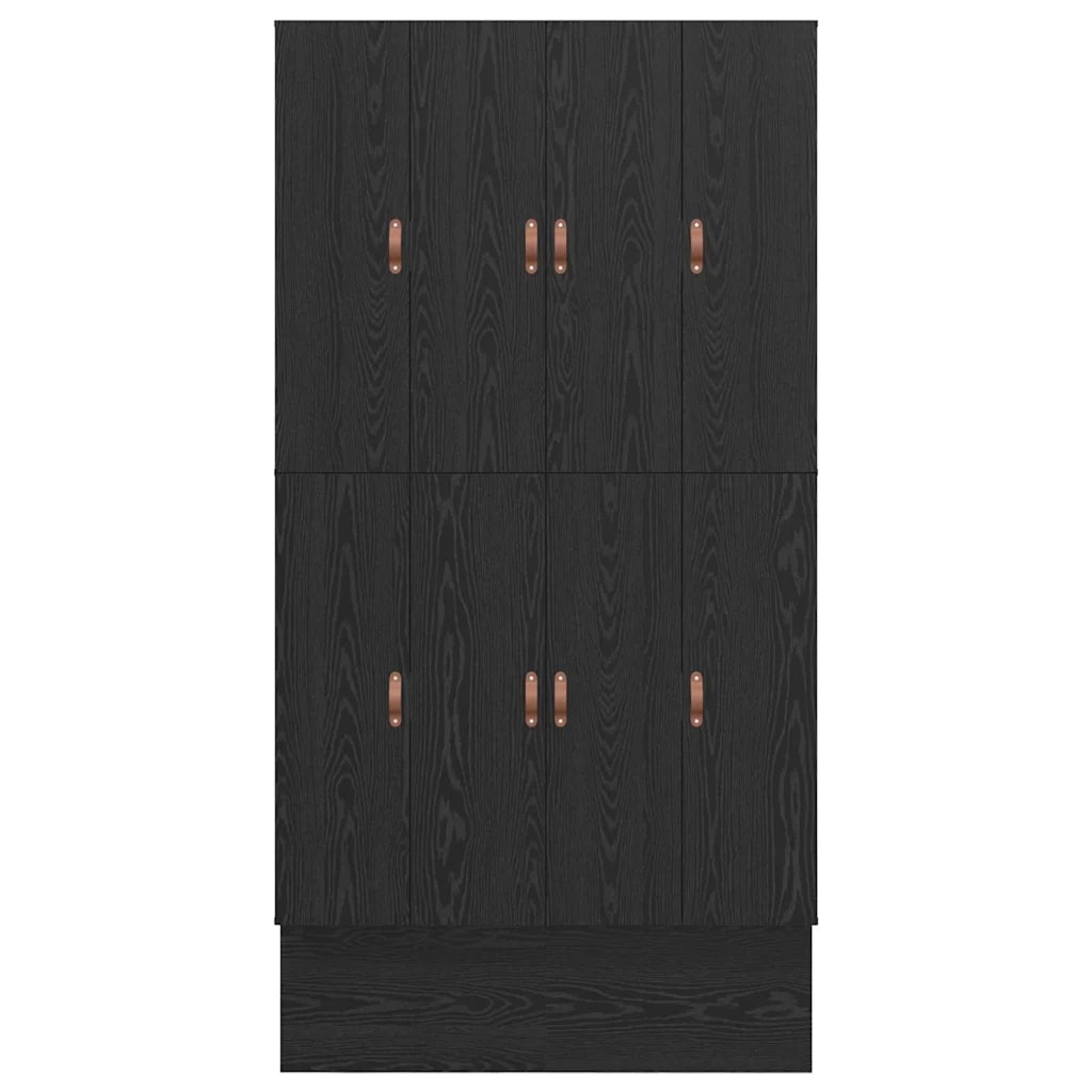 Struttura letto con contenitore con cassetto Rovere Nero 120 cm 3335630