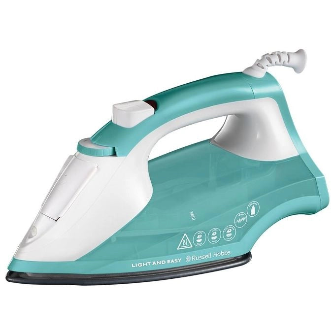Russell Hobbs 26470-56 ferro da stiro Ferro a vapore Piastra antiaderente 2400 W Verde, Bianco