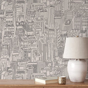 Carta da Parati Grattacieli New York Carta Vegana 250x200cm 5,5mq 