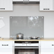 Schienale Cucina Grigio Chiaro 80x50x0,6 cm in Vetro Temperato