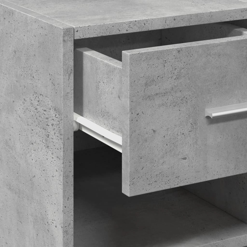 Buffet credenza cassettiera mobiletto mobile contenitore organizer per cucina soggiorno salotto 50 x 42,5 x 93 cm legno ingegnerizzato grigio 02_0031945