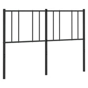 Testiera | Testata di Ricambio in Metallo Nero 135 cm
