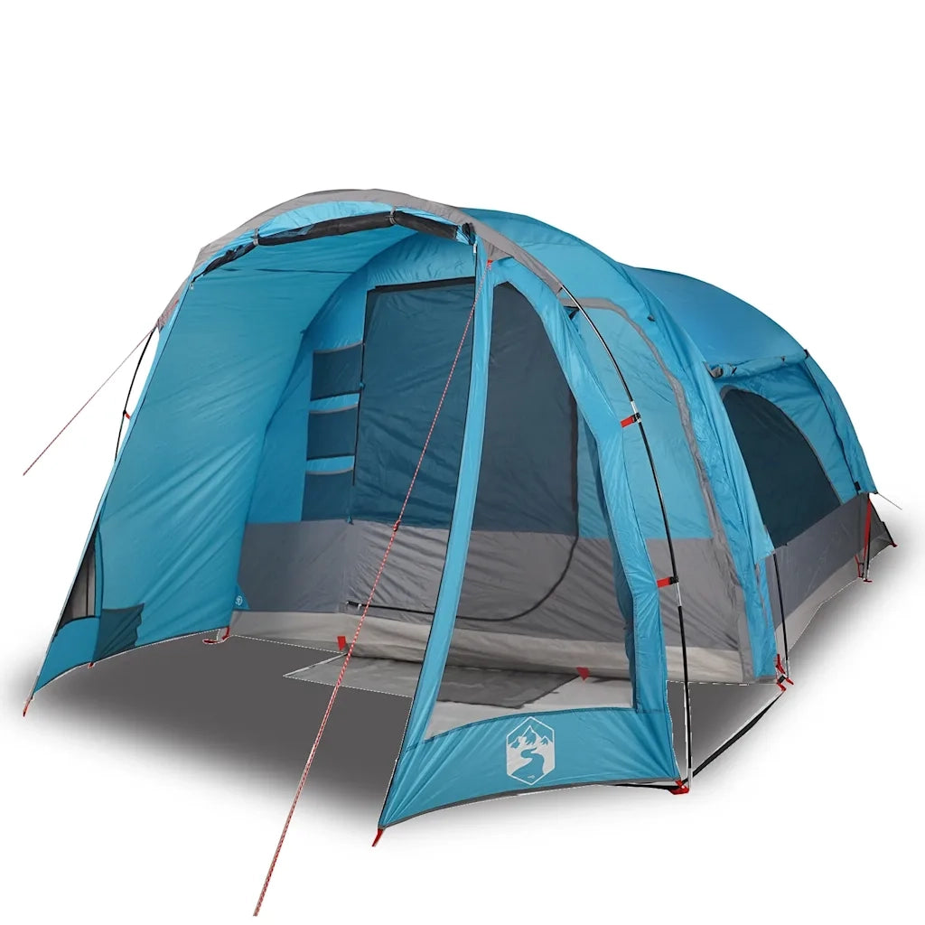Tenda Familiare per 6 persone-Tenda da campeggio Blu Impermeabile