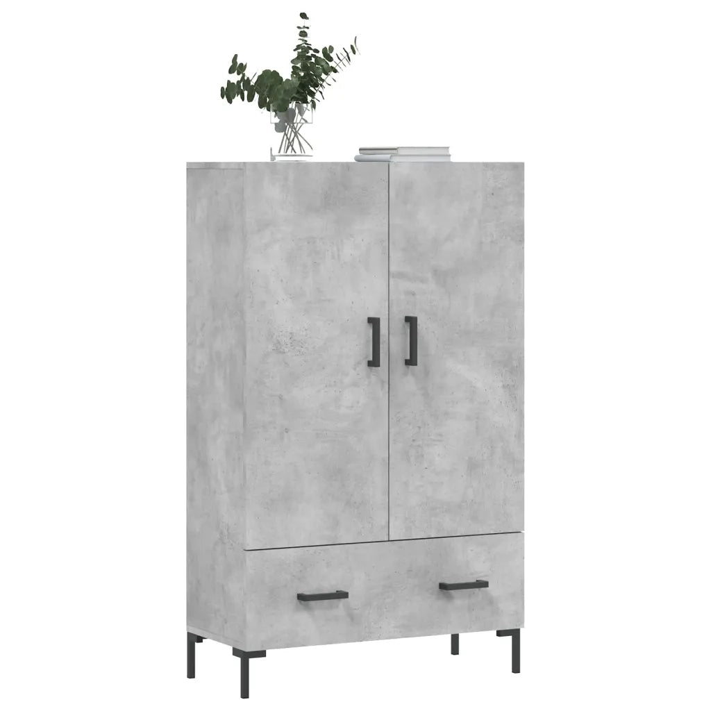 Credenza Grigio Cemento 69,5x31x115 cm in Legno Multistratocod mxl 104042