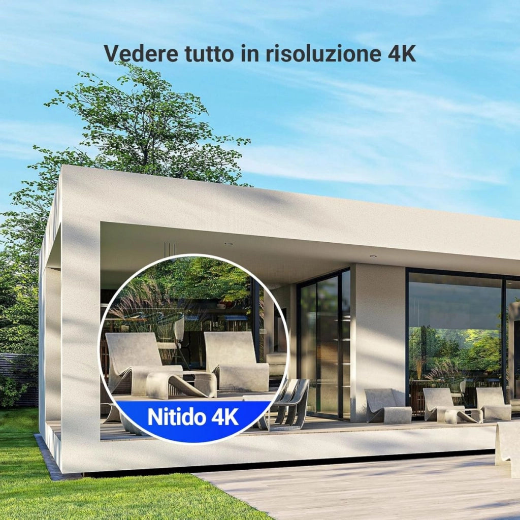 Kit Videosorveglianza Ezviz 8 canali 4k Poe 4 Telecamere 8 mpx 2 TB