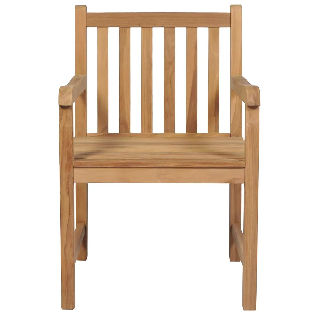 Sedie da Giardino 6 pz con Cuscini Beige in Massello di Teak 3073034