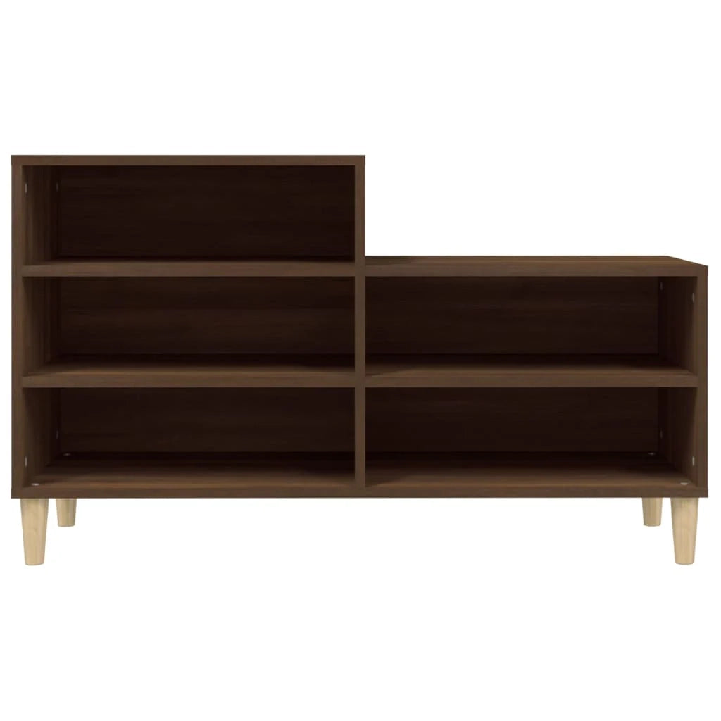 Scarpiera mobile contenitore per scarpe mobile per ingresso/corridoio/soggiorno 102 x 36 x 60 cm legno ingegnerizzato marrone 02_0021606