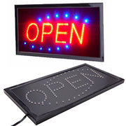 Trade Shop - Insegna Luminosa A Led Con Scritta Open Per Vetrina Negozio Bar Ristorante -