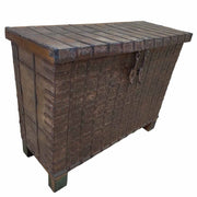 Baule in legno fatta a mano 139x44x94h cm