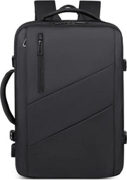 Borsa per uomini con caricatore USB - Modella, anti furto, impermeabile - 156 pollici portatile - Camping, lavoro, università, casual - Ripiegabile