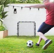 Rete rimbalzante da calcio pieghevole in acciaio 100 cm