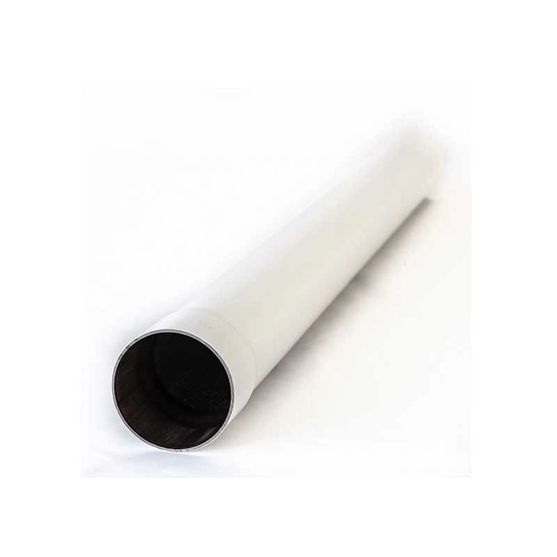 Tubo pluviale tondo colore bianco : Diametro - 80, Metri Lineari - 1 metro