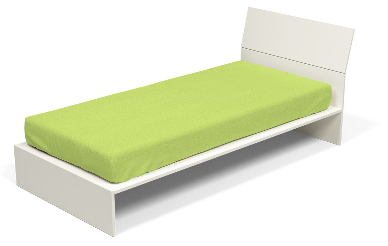 Lenzuolo Sotto con Angoli ed Elastico Tinta Unita Verde Acido Matrimoniale