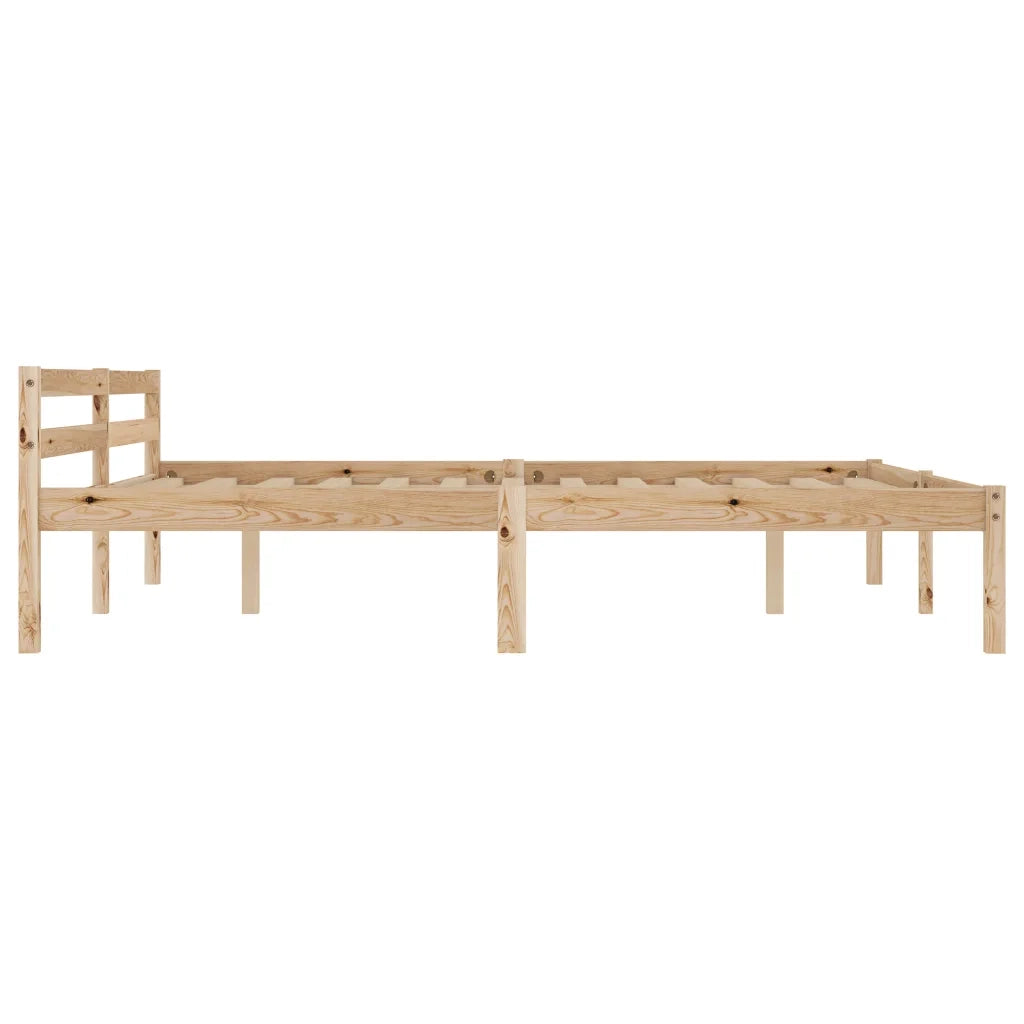 Giroletto senza Materasso 160x200 cm in Legno Massello di Pino 283194