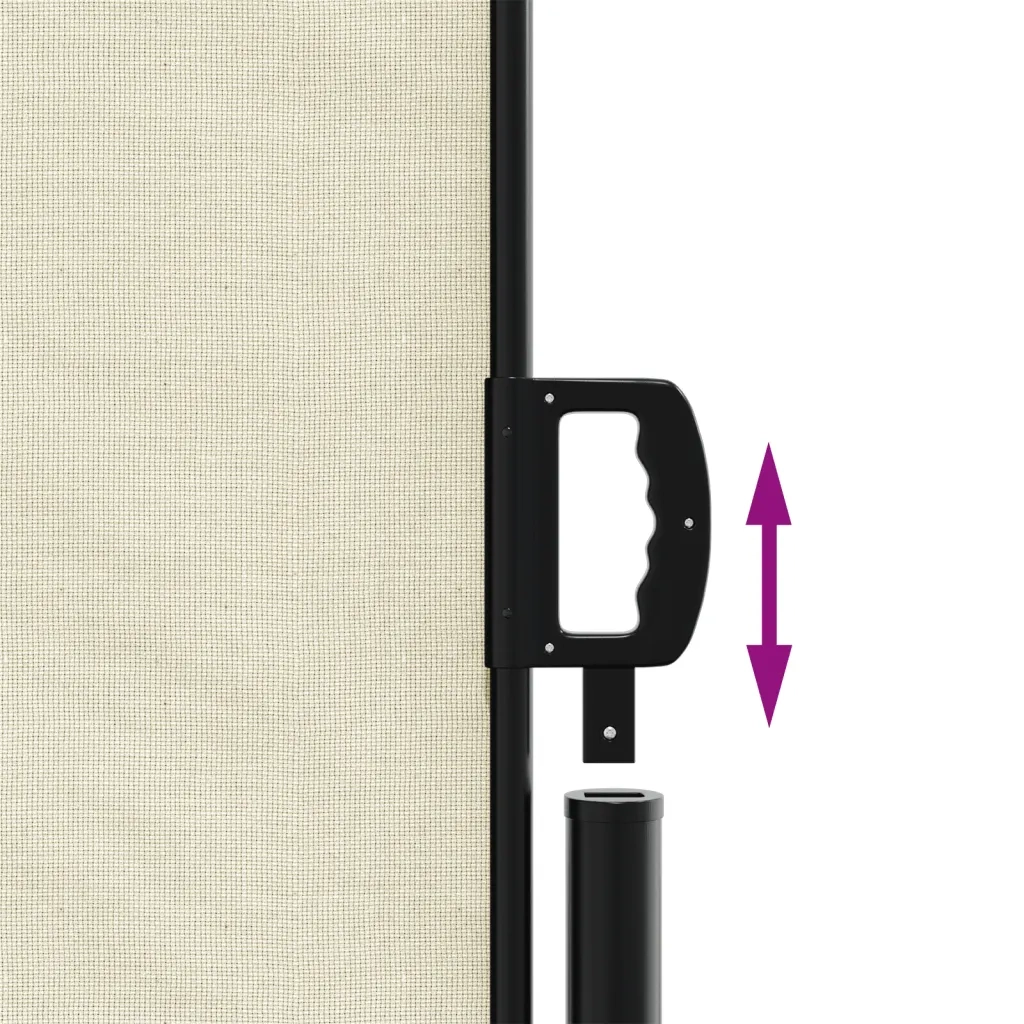 Tenda da Sole Laterale Retrattile Crema 160x1000 cm