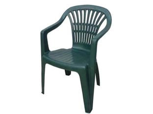 POLTRONA DA GIARDINO LYRA VERDE  cm.56x54x80h.  peso kg.2,75