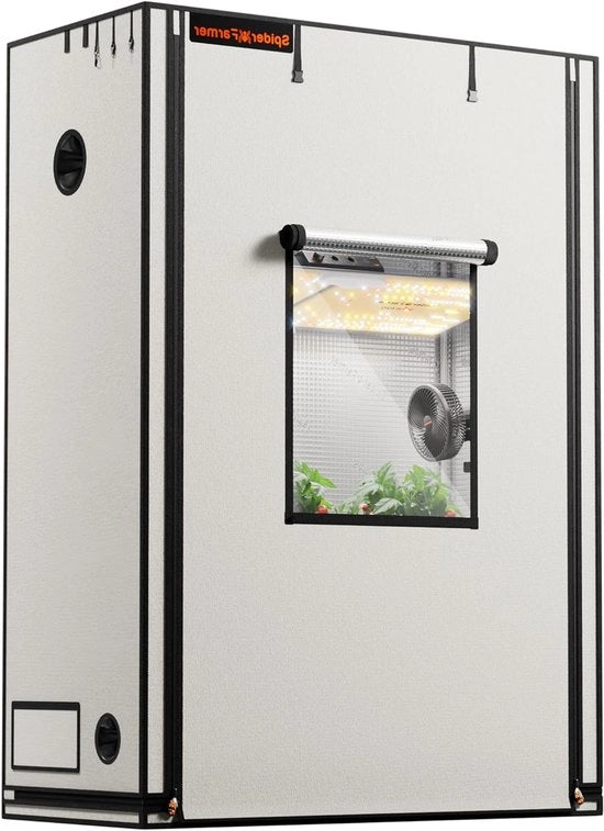 Casa di Coltivazione per Piante 70 x 140 x 200 cm - Ideale per Coltivazione Interna, Idroponia e Giardinaggio