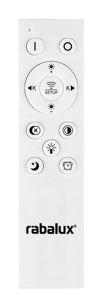 Lampadario LED telecomando dimmerabile 55W cromo Irelia Rabalux