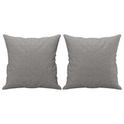 Cuscini Decorativi 2 pz Grigio Chiaro 40x40 cm in Tessuto CFW1648592