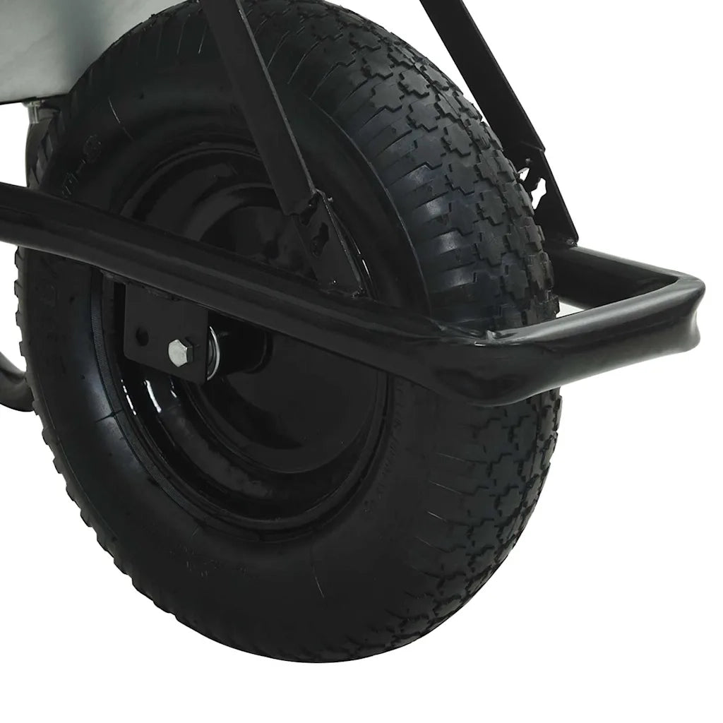 Carriole Argento e Nero 141 x 60 x 57 cm Acciaio CFW3896250