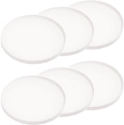 Set di supporti per sottopiano (lotto da 6), siliconici, rotondi, resistente all'acqua del lavastoviglie, senza montaggio richiesto.
