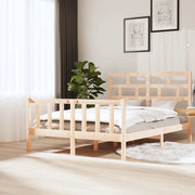 Giroletto-Struttura Letto in Legno Massello di Pino 160x200 cm 601871