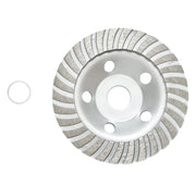 Disco diamantato segmentato 125x22.23mm per levigatura di calcestruzzo, granito e marmo Breckner Germany