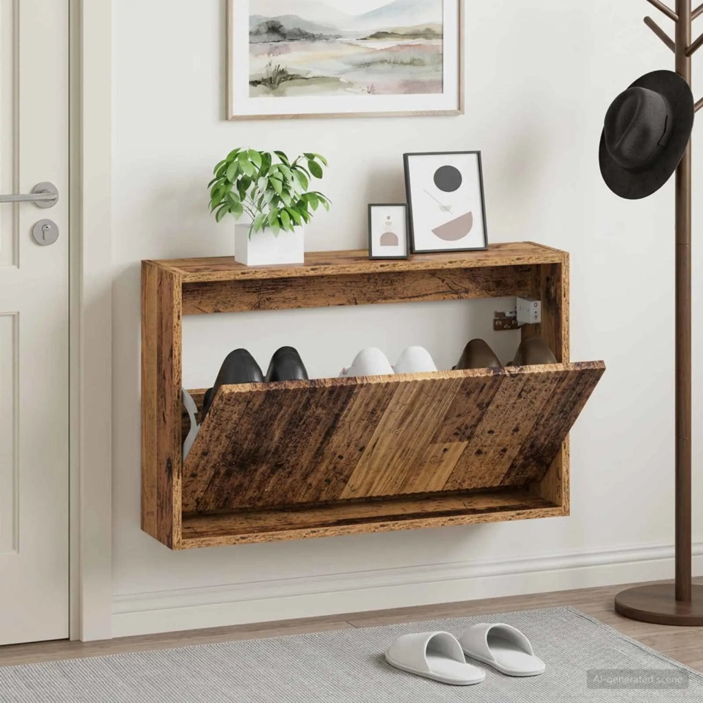 Mobiletto per Scarpe da Muro ARNHEM 71 x 17 x 43 cm 896633