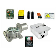 KIT CROMO AUTOMAZIONE CANCELLO A BATTENTE 230V INTERRATO CON CASSA INOX
