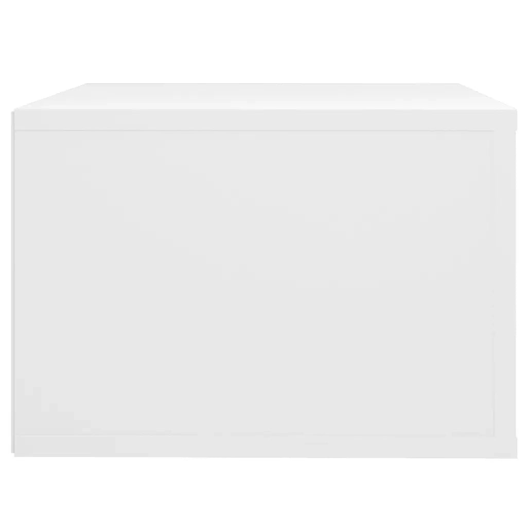 Comodini a Parete 2 pz Bianchi 50x36x25 cm cod mxl 40284