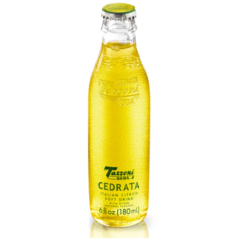 Cedrata tassoni soda con solo aromi naturali confezione da 24 bottiglie da 180 milliliter