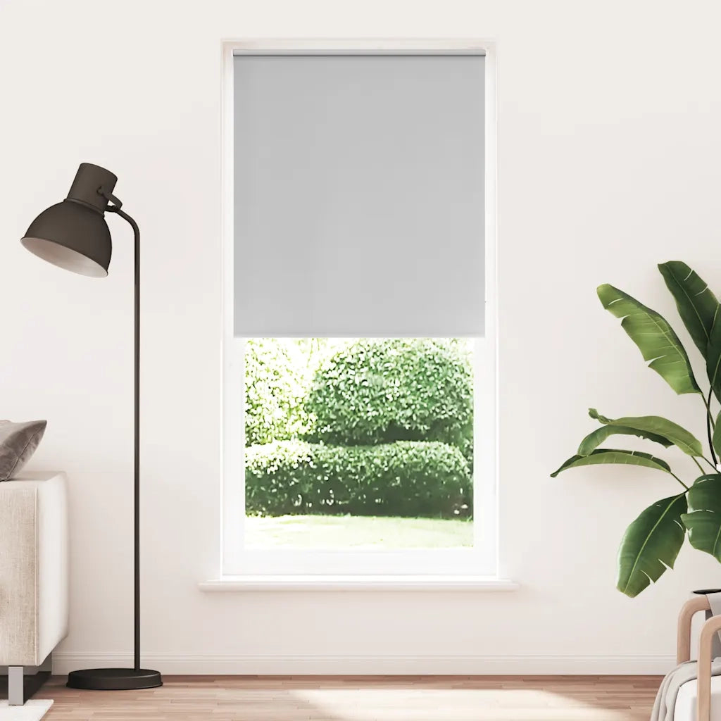 Tenda a rullo oscurante 124,4x230 cm Tessuto Larghezza 120 cm grigio 240166