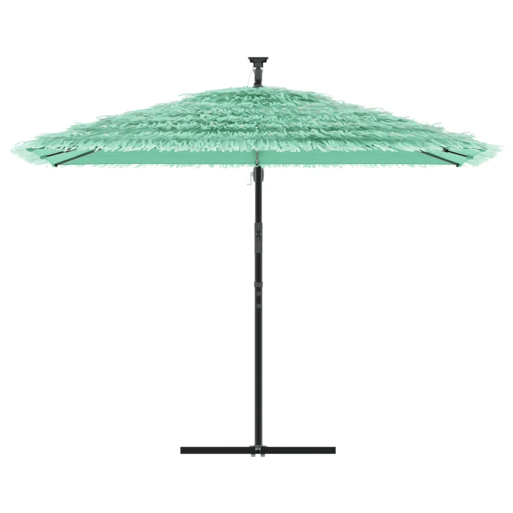 Ombrellone Giardino-Ombrello da Balcone con Palo in Acciaio Verde 290x290x238 cm