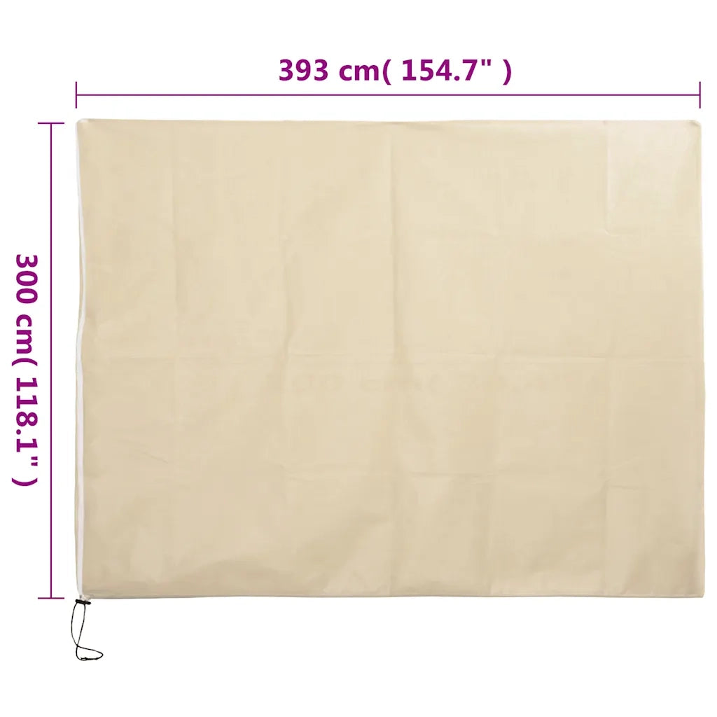 Coperture con Cerniera per Piante 4 pz 70 g/m2 3,93x3 m CFW2486261