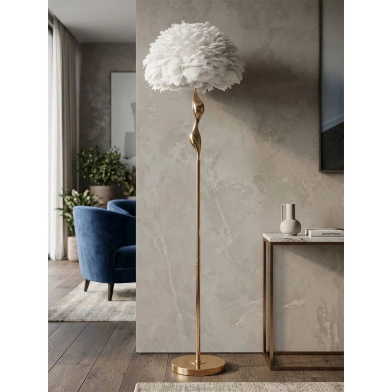 Lampadelle A Da Terra Slim Bianco cm ø 50x165