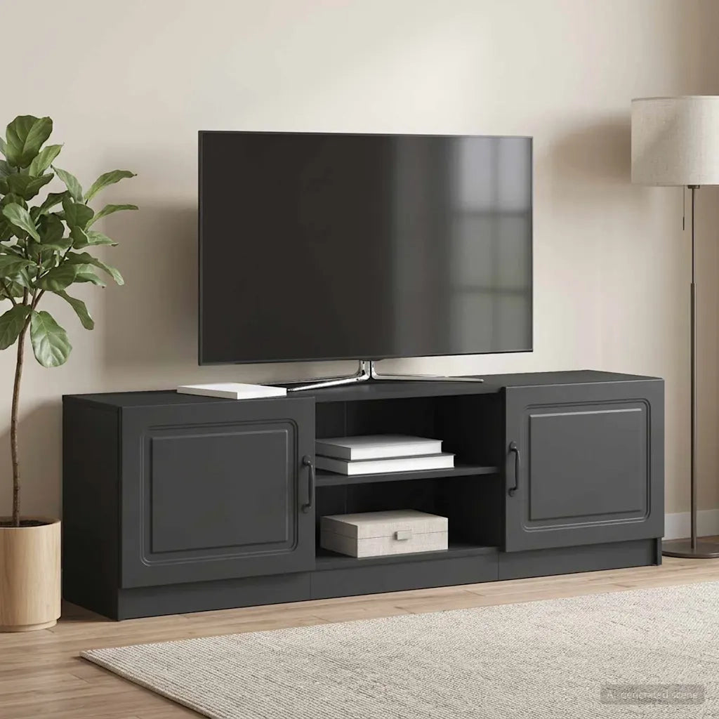 Mobile TV Nero 150 x 31 x 47 cm Legno ingegnerizzato 895836