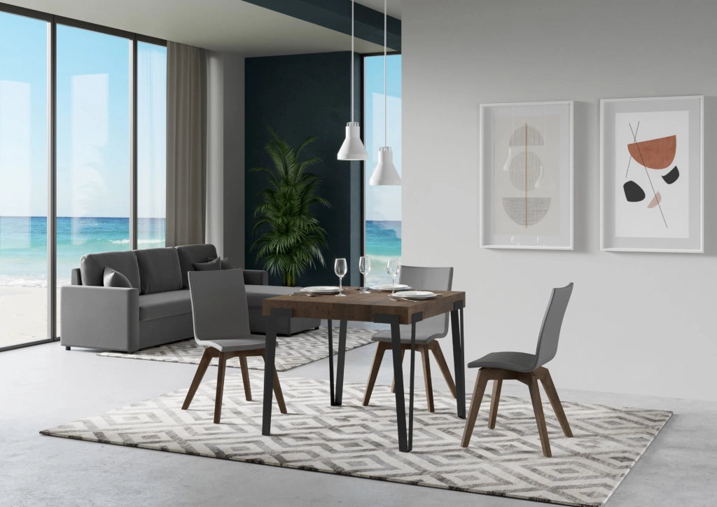 Tavolo Allungabile 90-246x90x77 cm Rio Noce