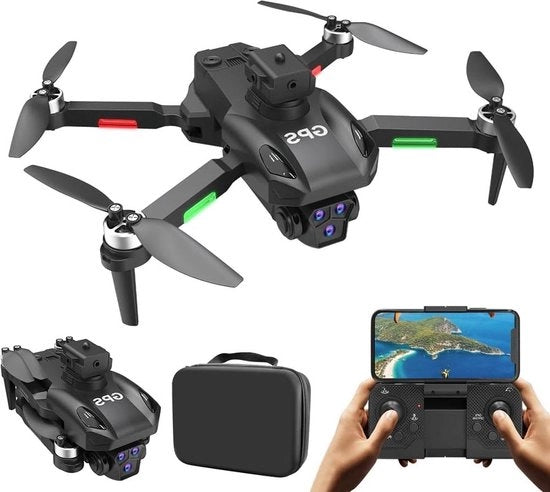 Drone quadcopter opvouwbaar con GPS con camera HD grande portata peso inferiore a 249 g motore senza batteria ritorno automatico follow per principianti adulti