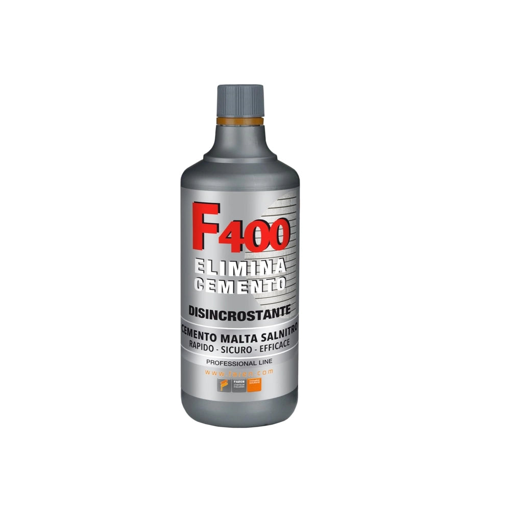 Acido disincrostante F400 Faren cemento calcare malta pavimenti terrazzi balconi ITSP