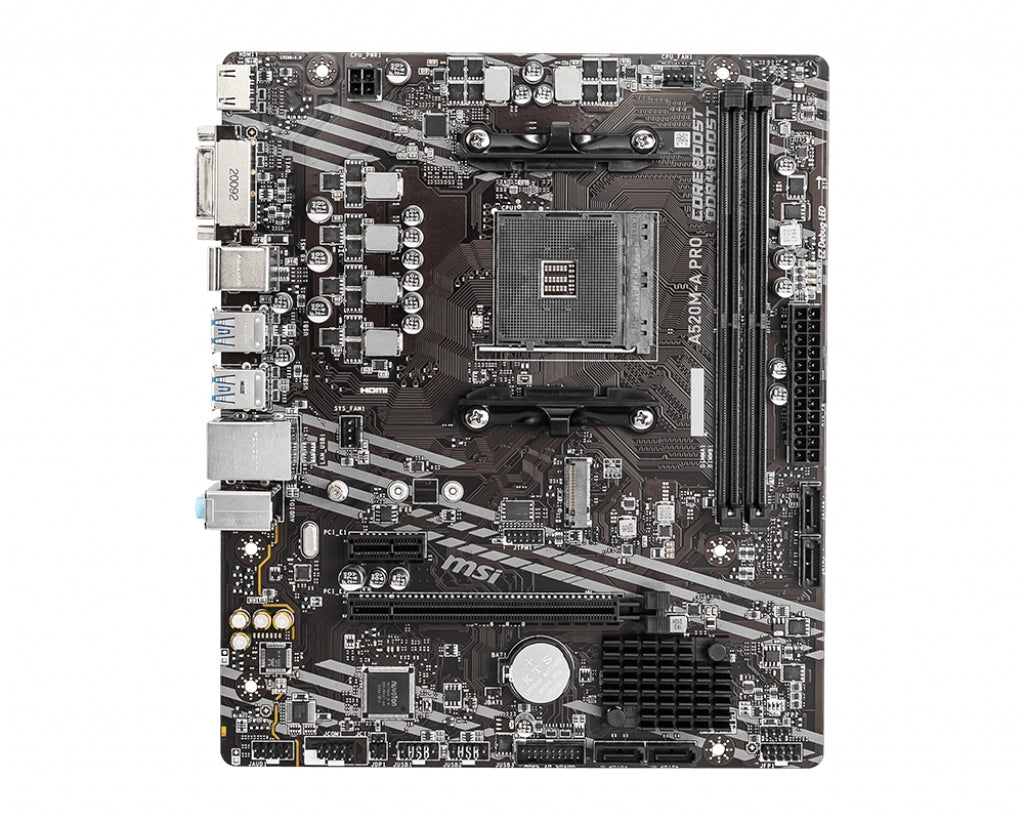 Msi a520m-a pro scheda madre amd a520 socket am4 micro atx