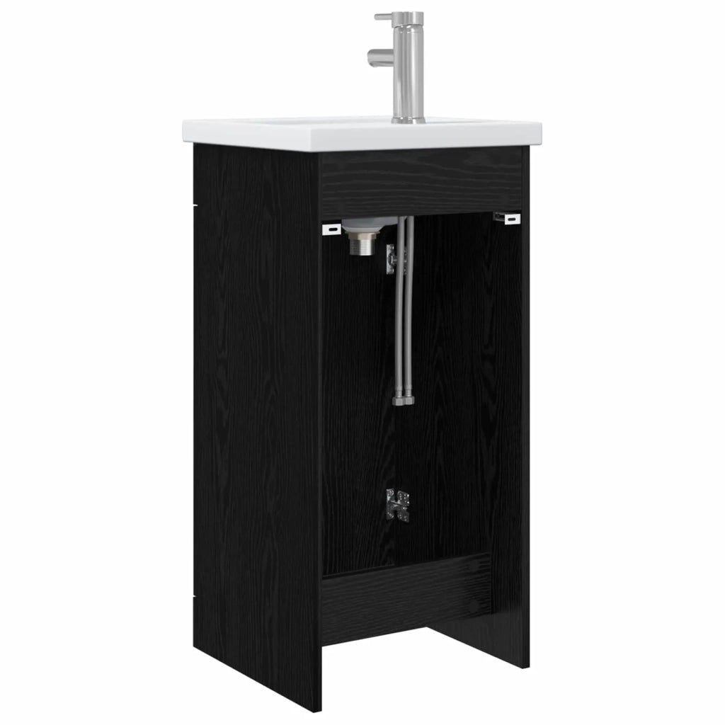 Mobile da bagno con lavabo Rovere Nero 42 x 40 x 84,5 cm 890673