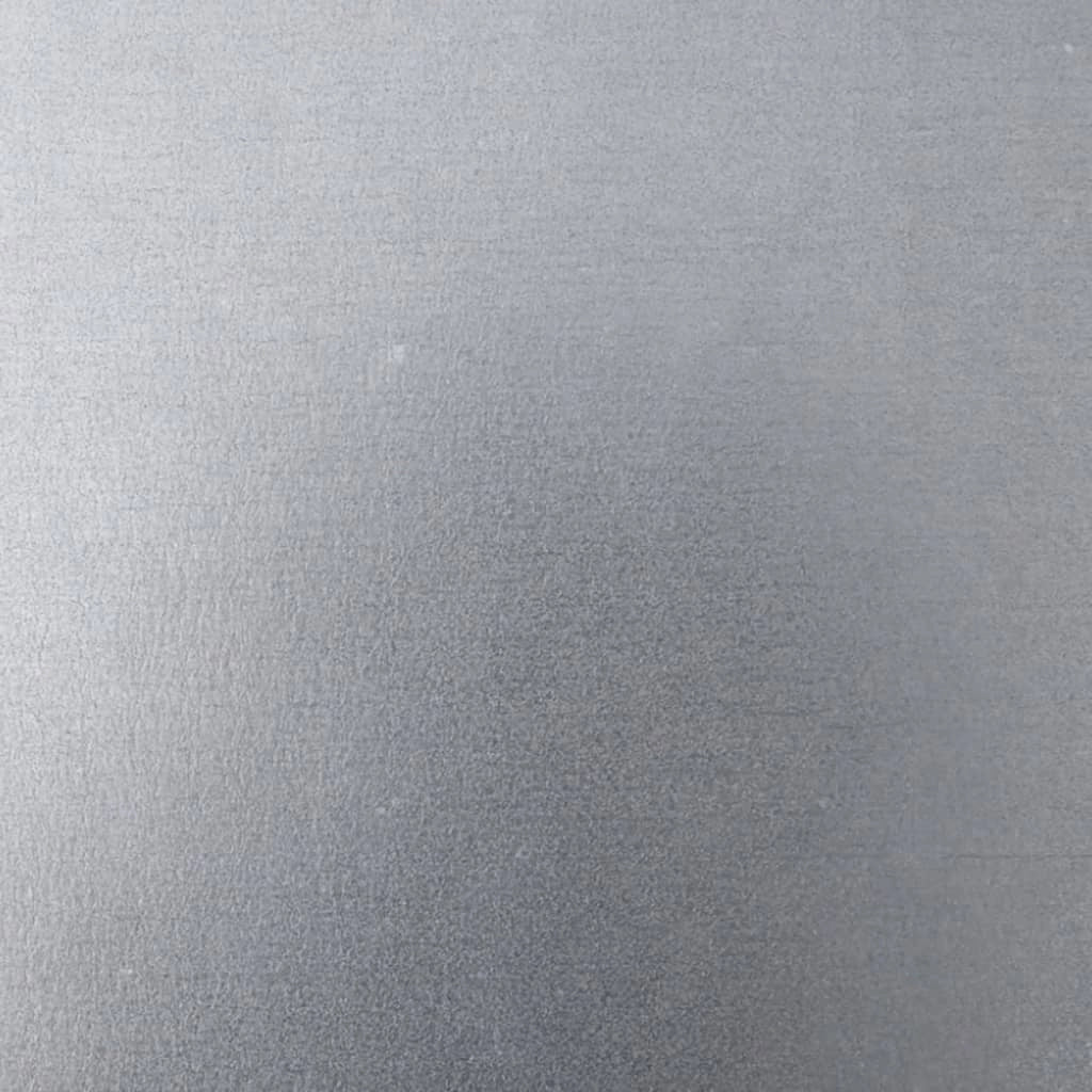Fioriera/aiuola esagonale per piante fiori terrazza giardino 69 x 60 x 45 cm acciaio zincato argento 02_0038652