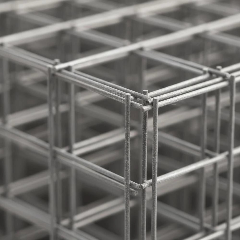 Steel Wire Fence With PVC Coating, 25x1 M, Grey
