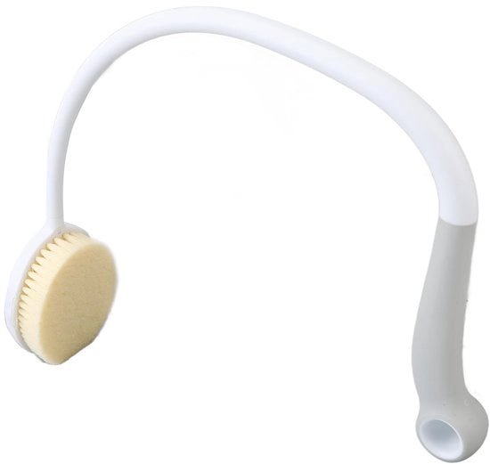 Spazzola per pavimenti Ergonomica a forma di U - Piastra Curva - Lunghe Setole - Setole Soffici - Ideale per Mobilità Ridotta - Lato in PP/Nylon - Spazzola per Pavimenti