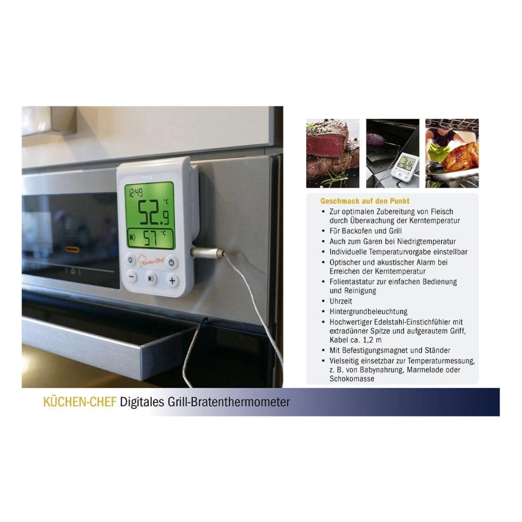 TFA-Dostmann KÜCHEN-CHEF termometro per cibo -20 - 300 °C Digitale