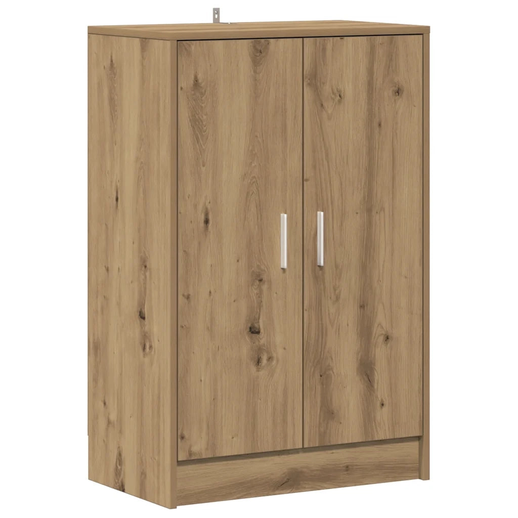 Scarpiera Rovere Artigianale 60x35x92 cm in Legno Multistrato