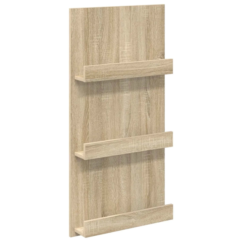 Scaffale per riviste Rovere Sonoma 51 x 11 x 102 cm