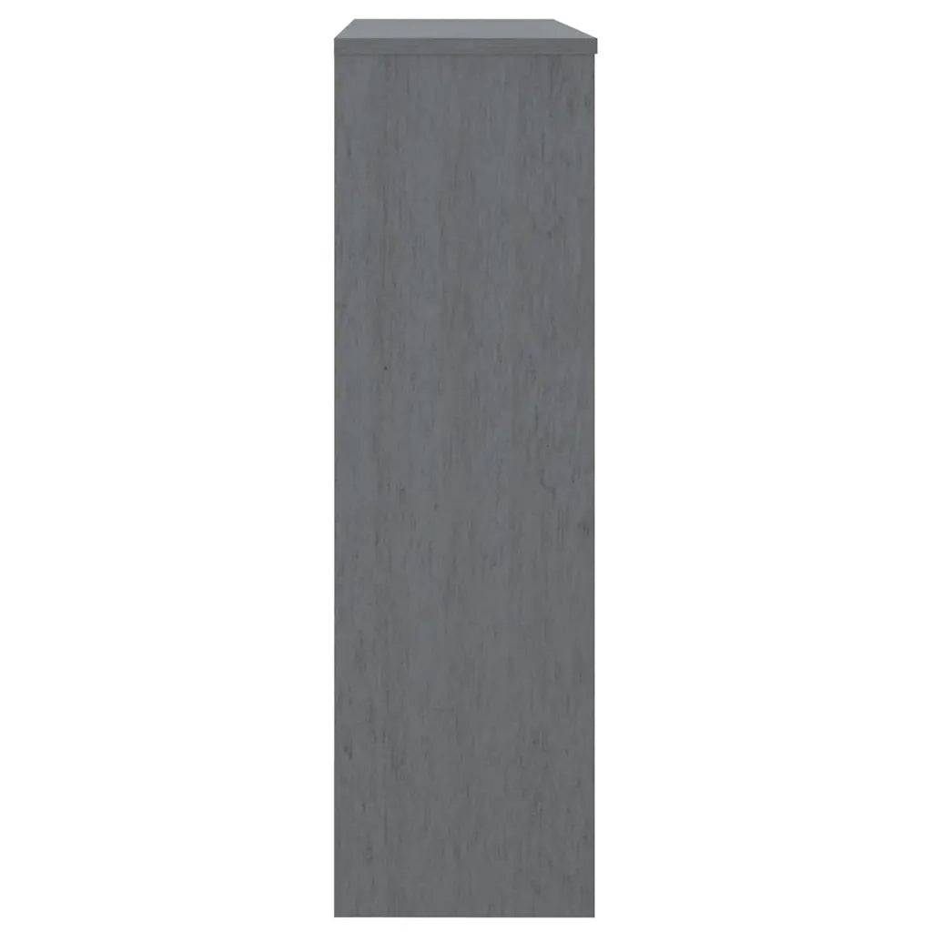 Ripiano per Credenza Grigio Scuro 90x30x100 cm in Legno di Pino cod mxl 13937