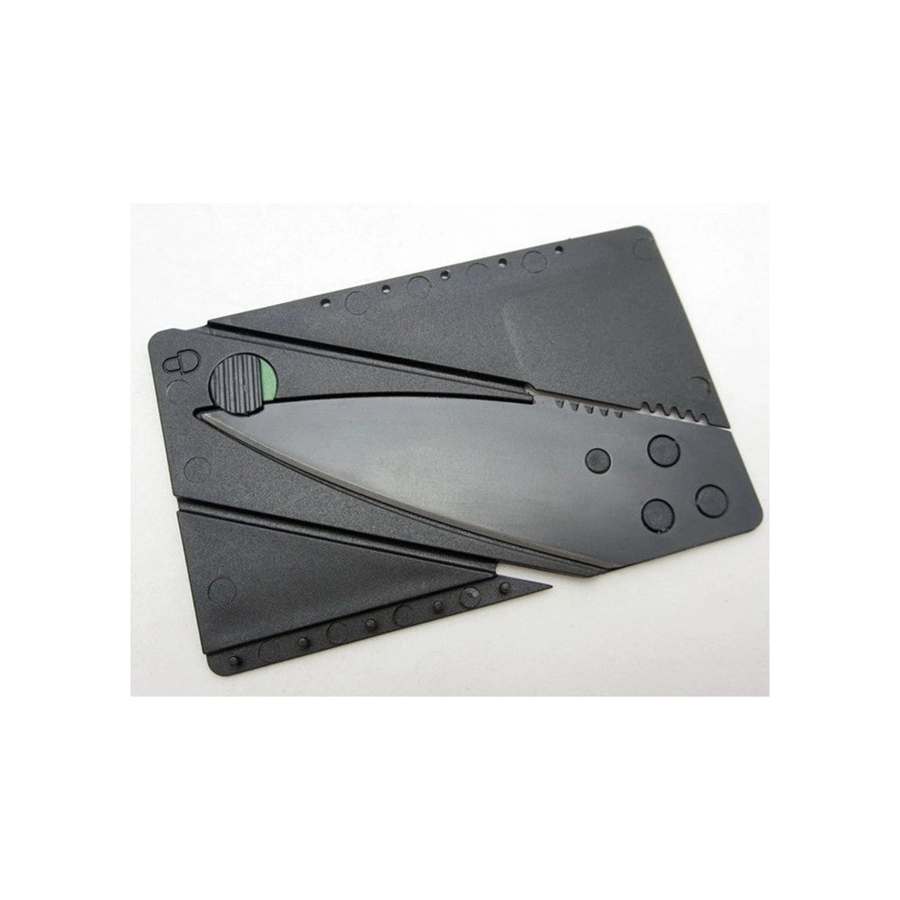 Trade Shop - Coltello Tattico A Forma Carta Di Credito Pieghevole Card Knife Campeggio Multi -